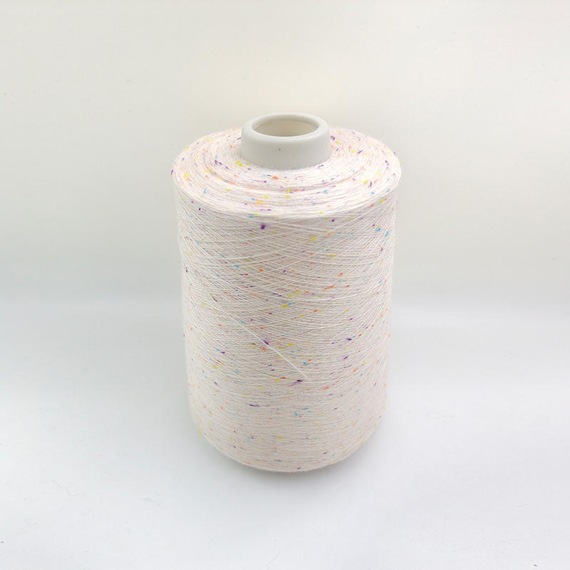 28s/2 Viscose Pbt Nylon Yarn Colorful Neps Core Spun Yarn