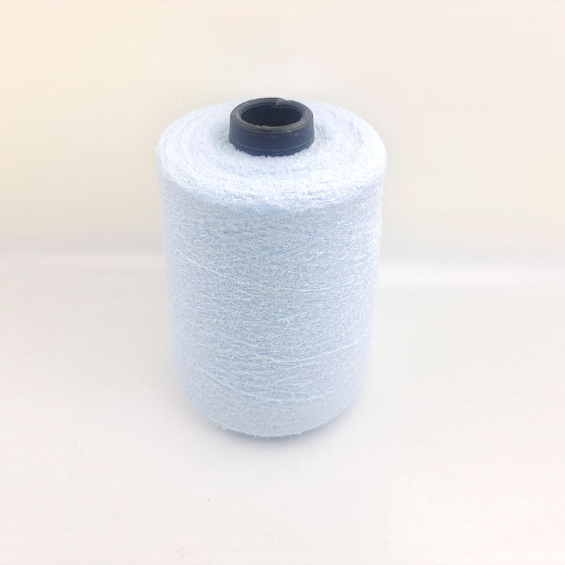 What are the key characteristics of Polyester Brushed Yarn?