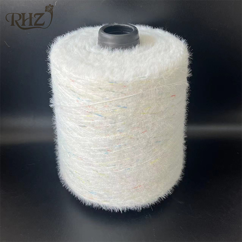How to use Hairy Knitting Yarn to create unique handicrafts?