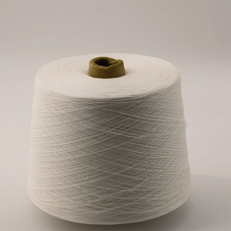High-strength fiber vortex core yarn ivory white worsted version